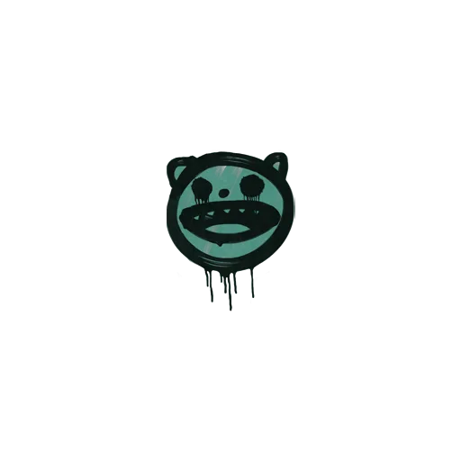 Sealed Graffiti | Happy Cat (Frog Green)