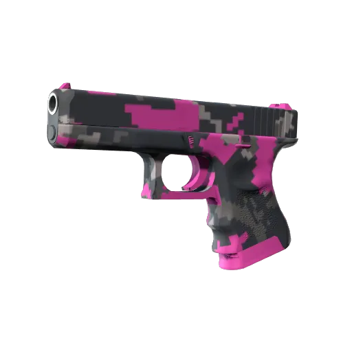 Glock-18 | Пиксельный камуфляж «Розовый»