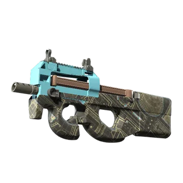 P90 | Чертёж-негатив
