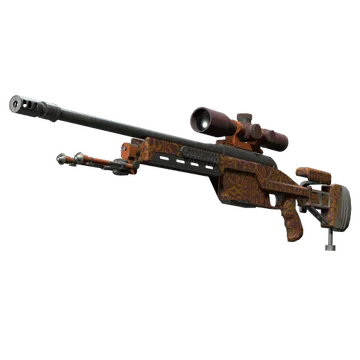 SSG 08 | Orange Filigree