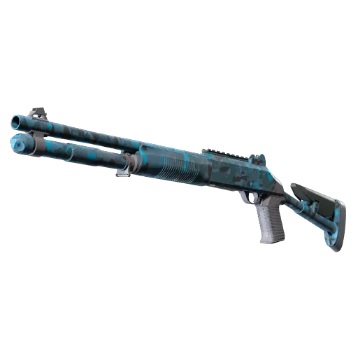 XM1014 | Смешанный синий камуфляж