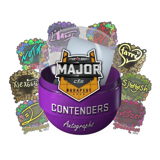 Капсула с автографами кандидатов StarLadder Budapest Major 2025
