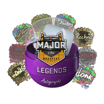 Капсула с автографами легенд StarLadder Budapest Major 2025