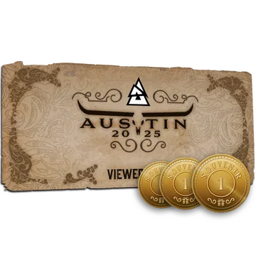 Austin 2025 Viewer Pass + 3 Souvenir Tokens