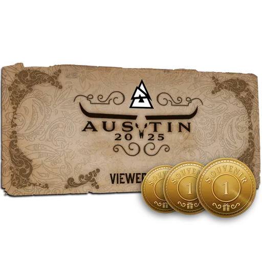 Austin 2025 Viewer Pass + 3 Souvenir Tokens