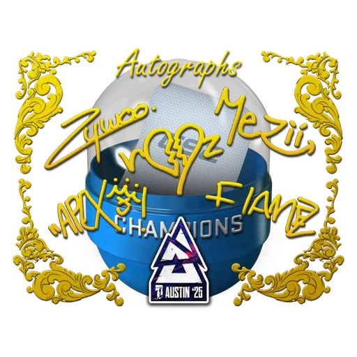 Austin 2025 Champions Autograph Capsule