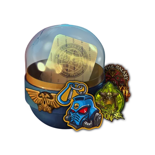 Капсула с наклейками Warhammer 40,000