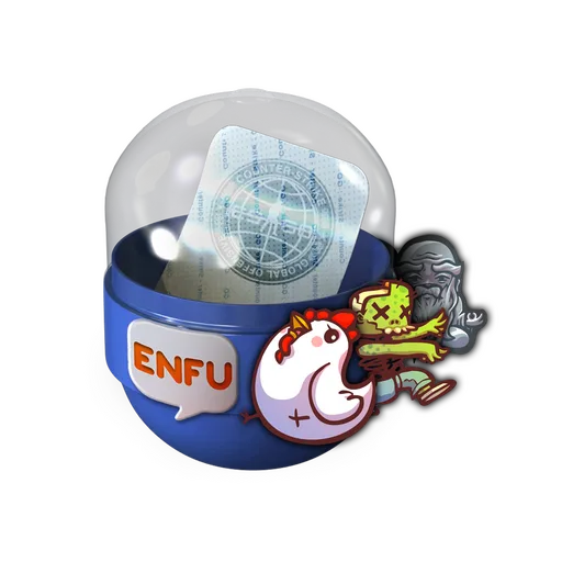 Капсула с наклейками Enfu