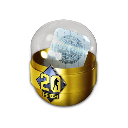 Капсула с наклейками CS20