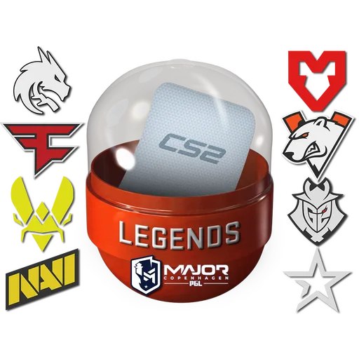 Капсула с наклейками легенд PGL Major Copenhagen 2024