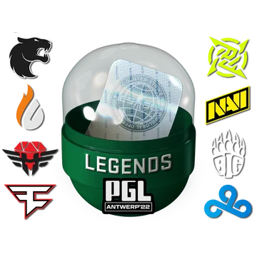 Капсула с наклейками легенд PGL Major Antwerp 2022