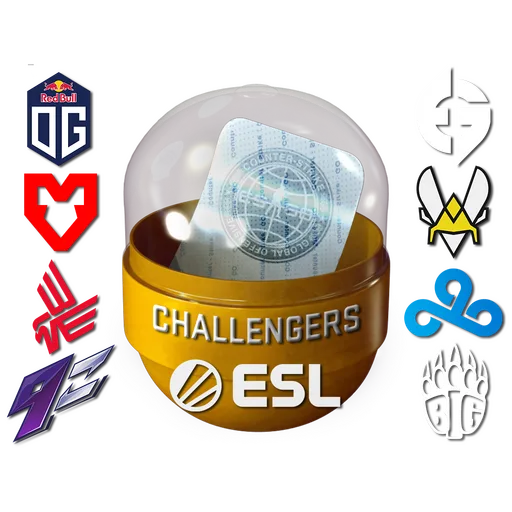 Капсула с наклейками претендентов IEM Rio Major 2022