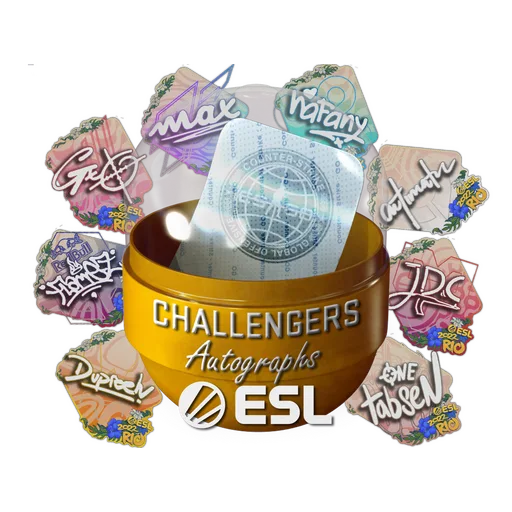 Капсула с автографами претендентов IEM Rio Major 2022