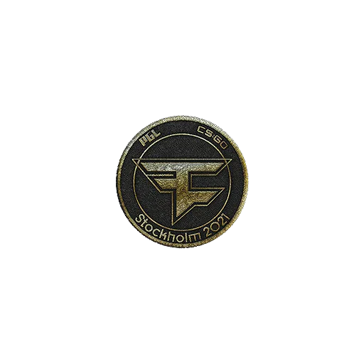 Нашивка | FaZe Clan (золотая) | Стокгольм-2021