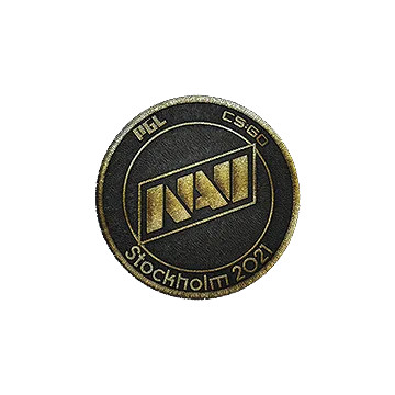 Нашивка | Natus Vincere (золотая) | Стокгольм-2021