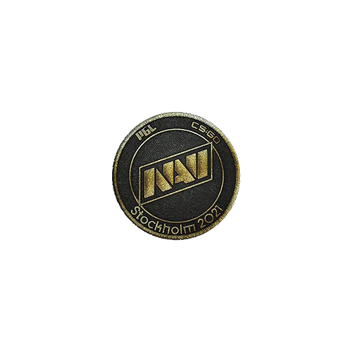 Нашивка | Natus Vincere (золотая) | Стокгольм-2021