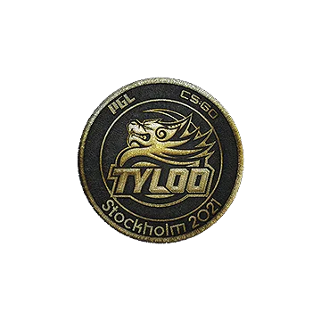 Нашивка | Tyloo (золотая) | Стокгольм-2021