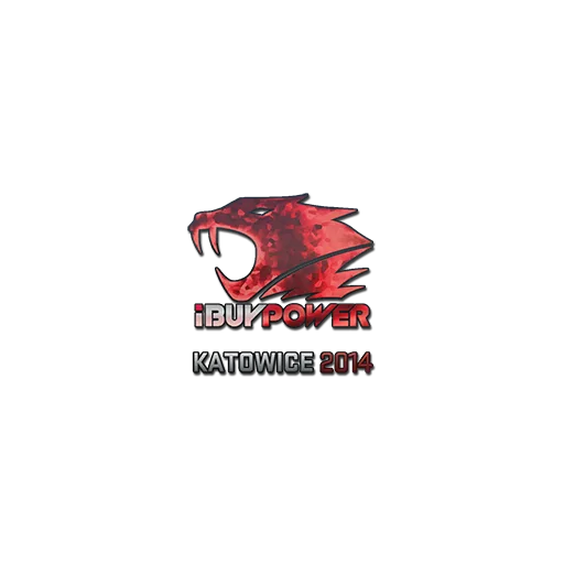 Наклейка | iBUYPOWER (голографическая) | Катовице-2014