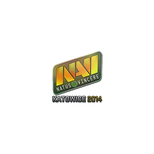 Наклейка | Natus Vincere (голографическая) | Катовице-2014