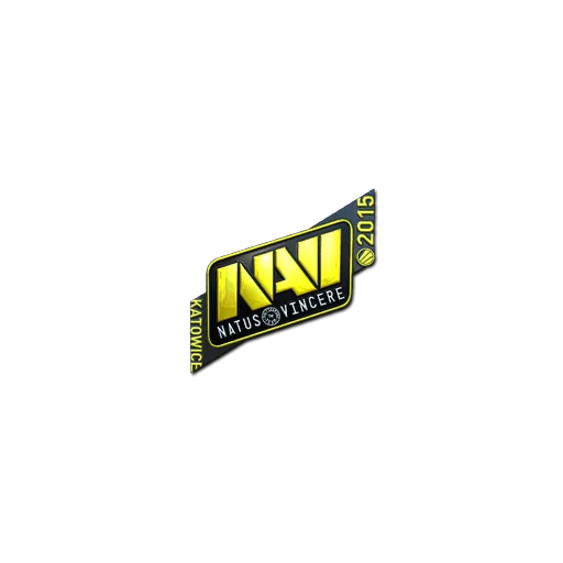 Наклейка | Natus Vincere (металлическая) | Катовице-2015