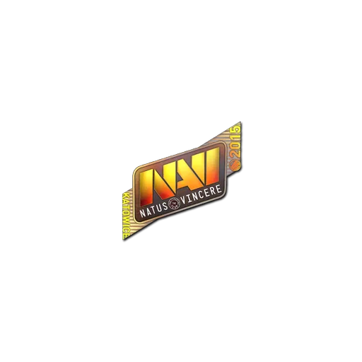 Наклейка | Natus Vincere (голографическая) | Катовице-2015