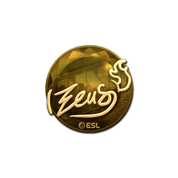 Sticker | Zeus (Gold) | Katowice 2019