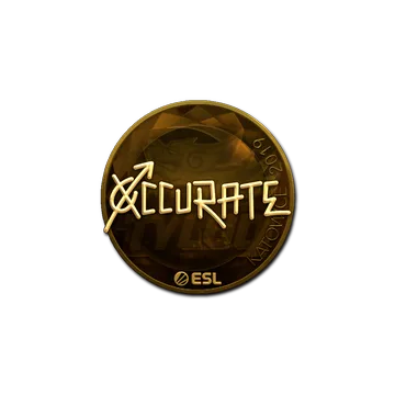 Sticker | xccurate (Gold) | Katowice 2019