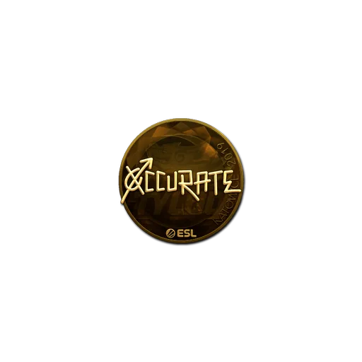Sticker | xccurate (Gold) | Katowice 2019