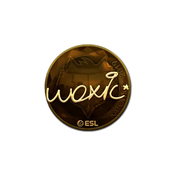 Sticker | woxic (Gold) | Katowice 2019