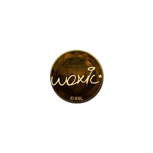 Sticker | woxic (Gold) | Katowice 2019