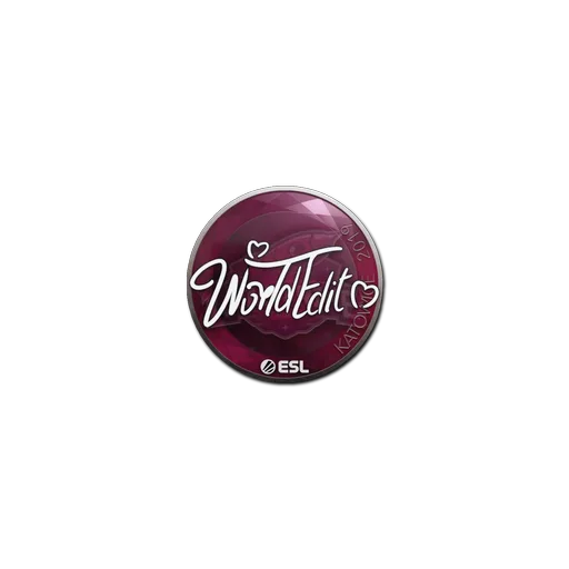Наклейка | WorldEdit | Катовице-2019