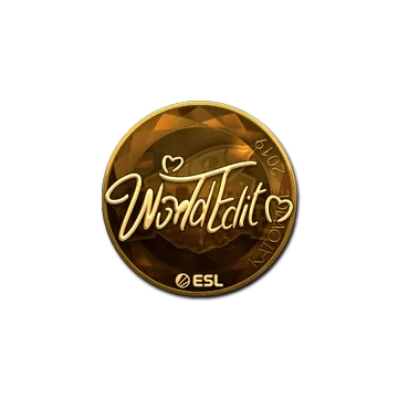 Sticker | WorldEdit (Gold) | Katowice 2019