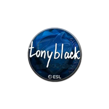 Sticker | tonyblack (Foil) | Katowice 2019