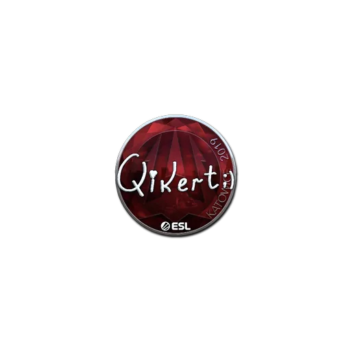Наклейка | qikert (металлическая) | Катовице-2019