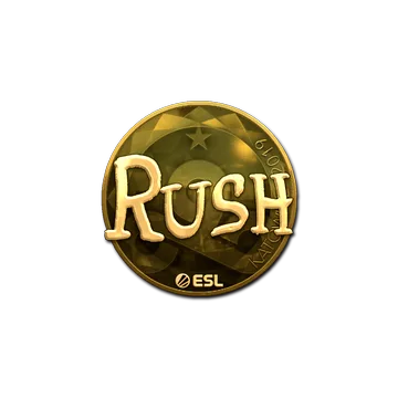 Sticker | RUSH (Gold) | Katowice 2019
