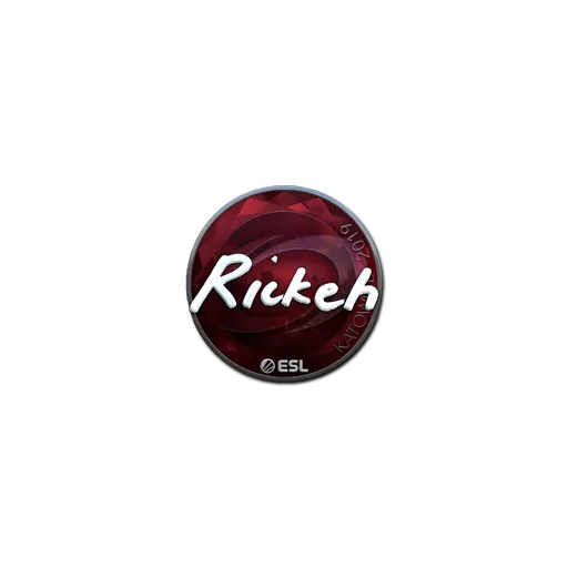 Наклейка | Rickeh (металлическая) | Катовице-2019