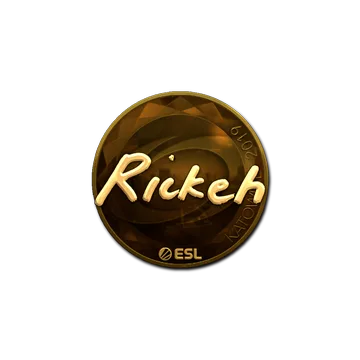 Sticker | Rickeh (Gold) | Katowice 2019
