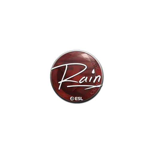 Наклейка | rain | Катовице-2019