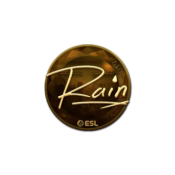 Sticker | rain (Gold) | Katowice 2019