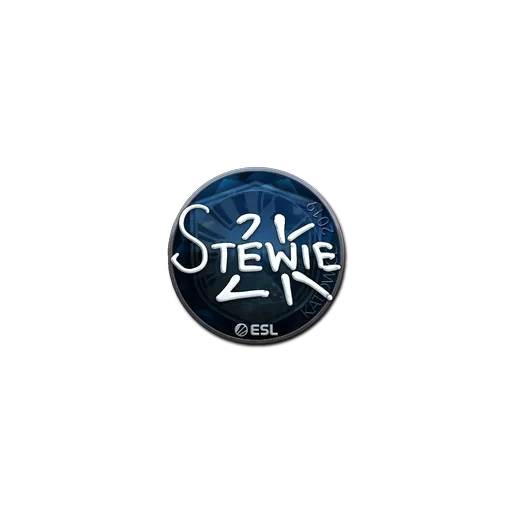 Наклейка | Stewie2K (металлическая) | Катовице-2019