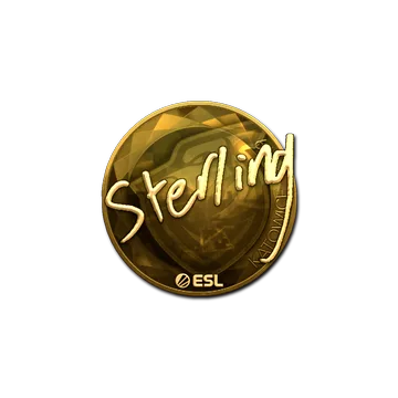 Sticker | sterling (Gold) | Katowice 2019