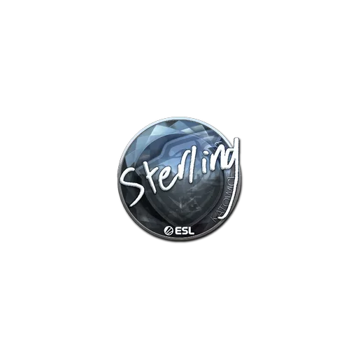 Наклейка | sterling (металлическая) | Катовице-2019