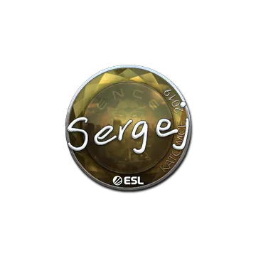 Sticker | sergej (Foil) | Katowice 2019