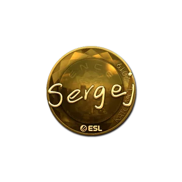Sticker | sergej (Gold) | Katowice 2019