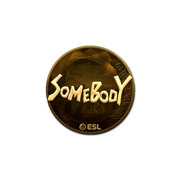 Sticker | somebody (Gold) | Katowice 2019