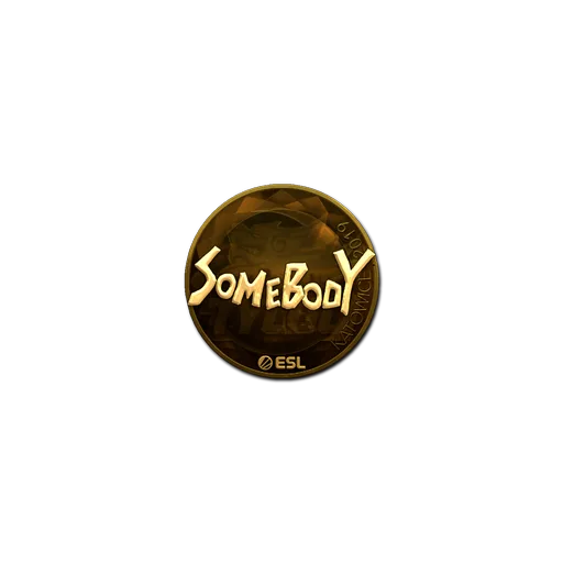 Sticker | somebody (Gold) | Katowice 2019