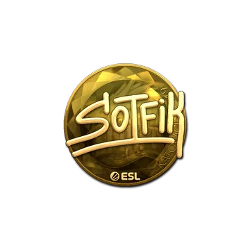 Sticker | S0tF1k (Gold) | Katowice 2019