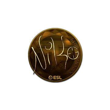 Sticker | NiKo (Gold) | Katowice 2019