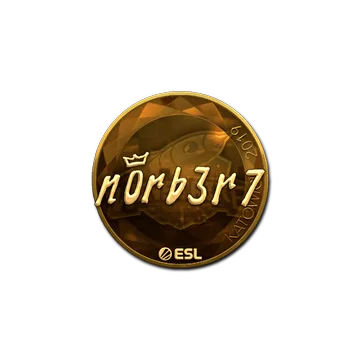 Sticker | n0rb3r7 (Gold) | Katowice 2019