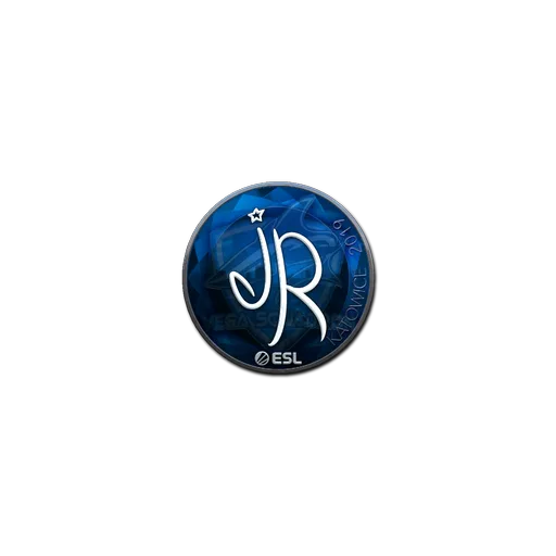 Наклейка | jR (металлическая) | Катовице-2019